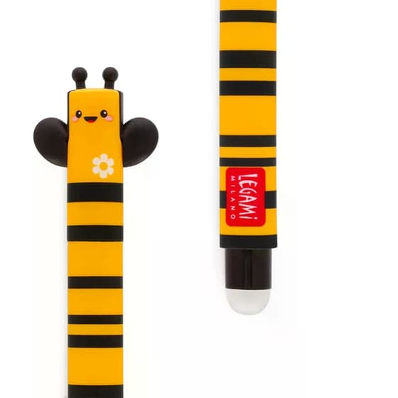 Στυλό Gel Legami Erasable Bee 0.7 mm Μαύρο image 1
