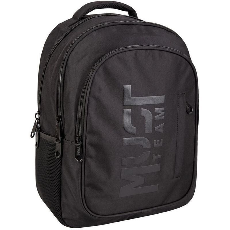 Τσάντα Πλάτης Must Team Eternal Μαύρο με Σκούρες Λεπτομέρειες