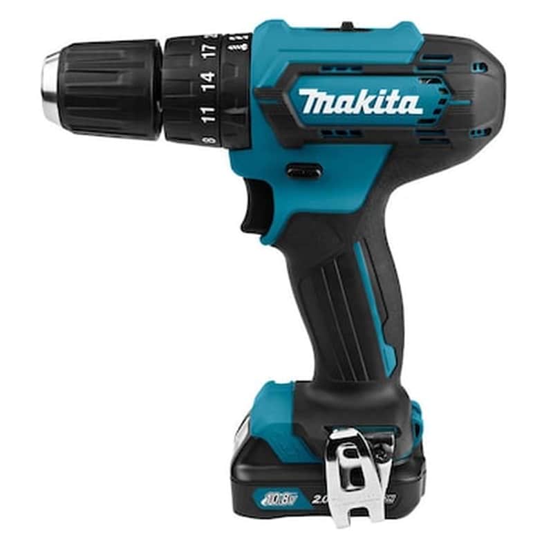 MAKITA Makita Κρουστικό Δραπανοκατσάβιδο 12vmax 10 Mm - 28 Nm + 74 Εξαρτήματα (hp333dsax) (makhp333dsax)