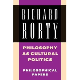 Philosophy as Cultural Politics