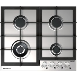GLEM GAS GTD64THIX (GPL) 58.5 cm Inox Εστία Υγραερίου Αυτόνομη