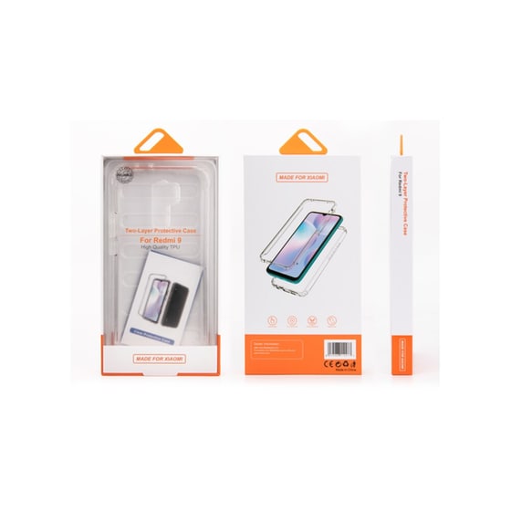 Θήκη Xiaomi Redmi 9 - Xiaomi 2Layer Prot TPU Case - Transparent image 1