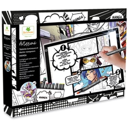 Lightbox Led Sycomore και Κάρτες με Σχέδια Manga