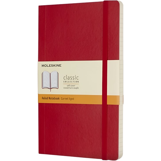 Σημειωματάριο Moleskine Scarlet Ριγέ Κόκκινο Small (1 Τεμάχιο) image 0