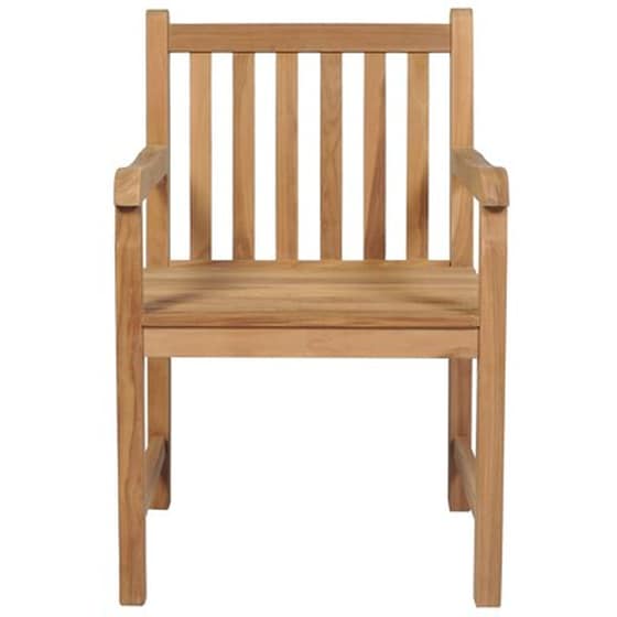 Vidaxl Καρέκλες Κήπου 8 Τεμαχίων Από Μασίφ Ξύλο Teak Με Γκρι Μαξιλάρια image 5