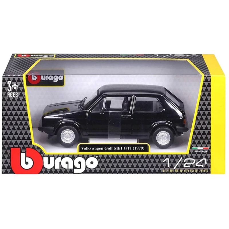 BBURAGO 1/24 Volkswagen Golf Mk1 Gti (1979) - Μαύρο