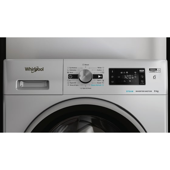 WHIRLPOOL FFD 9469 SBSV EU 9 kg 1.400 Στροφές Γκρι Πλυντήριο Ρούχων image 3
