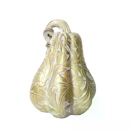 Διακοσμητική Κολοκύθα Espiel Vre104k4 Φ20x25 cm - Χρυσή/Λευκή
