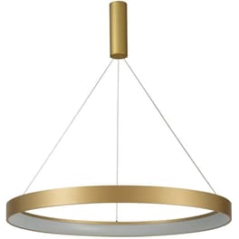 Φωτιστικό Οροφής Led Dimmable Homelighting Amaya 77-8148 από Αλουμίνιο - Χρυσό