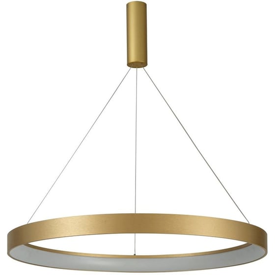 Φωτιστικό Οροφής Led Dimmable Homelighting Amaya 77-8148 από Αλουμίνιο - Χρυσό image 0