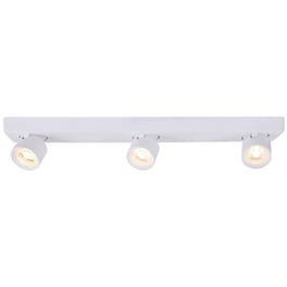 Σποτ Τρίφωτο Led Aca Pluto Ra33leds54wh από Αλουμίνιο - Λευκό