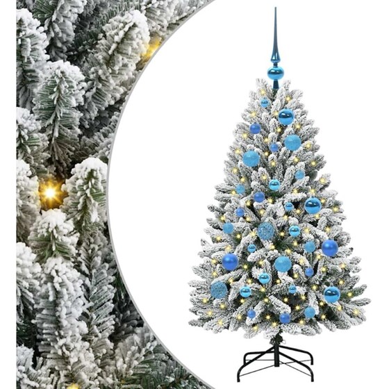 Vidaxl Τεχνητό Χριστουγεννιάτικο Δέντρο 120 Cm 150 Led Θερμό Λευκό image 0