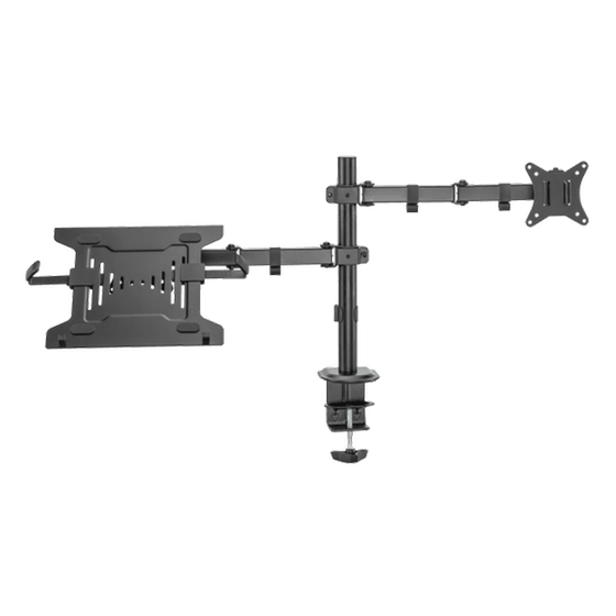 Βάση στήριξης οθόνης με βραχίονα SBOX LCD-LM01-2 17" - 32" - Μαύρο image 0