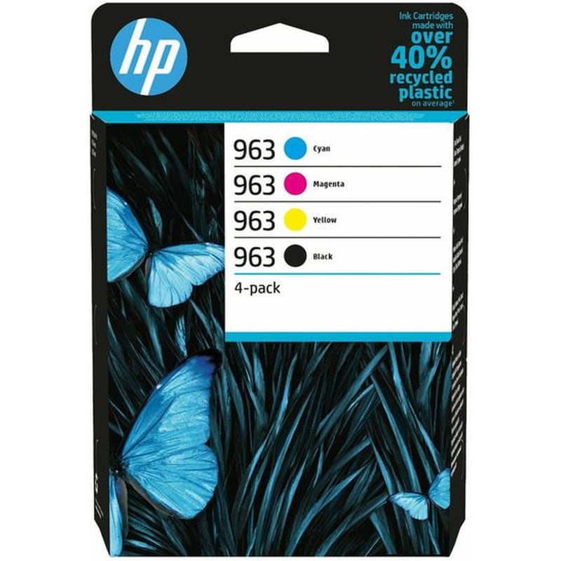 HP 6ZC70AE Μαύρο Κυανό Ματζέντα Κίτρινο Γνήσιο Μελάνι Εκτυπωτή