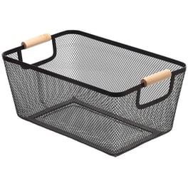 Διακοσμητικό Καλάθι Estia Μεταλλικό 35x23x16 cm - Μαύρο