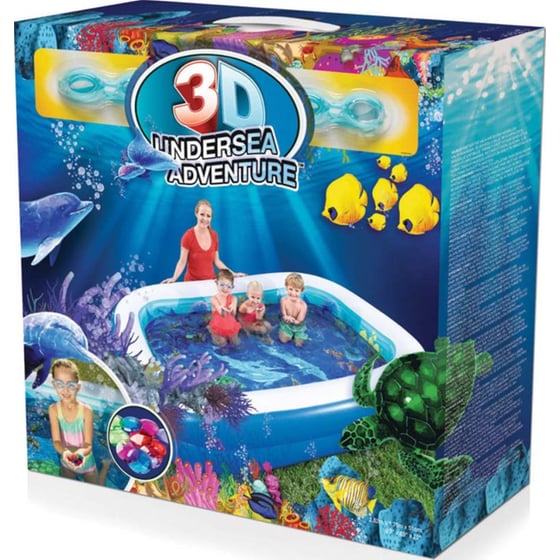 Φουσκωτή Οικογενειακή Πισίνα Bestway Undersea Adventure 54177 778 Lt - Μπλε image 8
