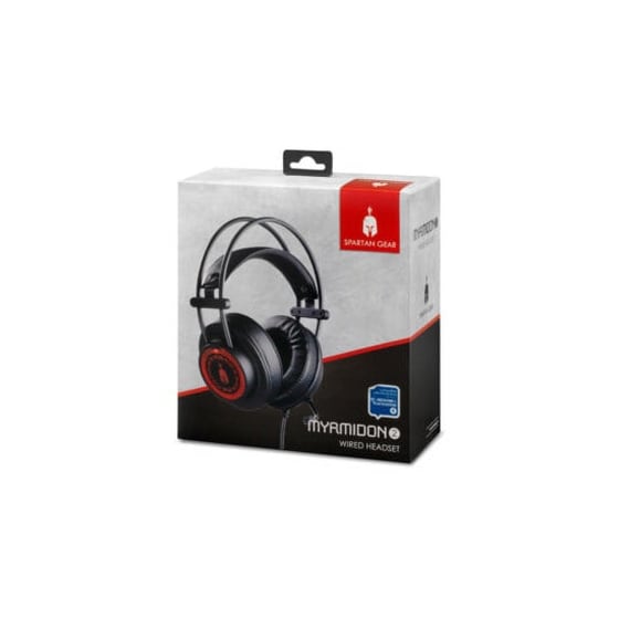 Spartan Gear Myrmidon 2 Gaming Ενσύρματα Ακουστικά 3.5mm/USB με LED Φωτισμό Μαύρα image 3