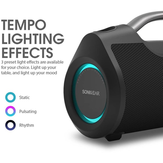 Φορητό Ηχείο Sonic Gear Studiobeats Hd 120W - Μαύρο image 1