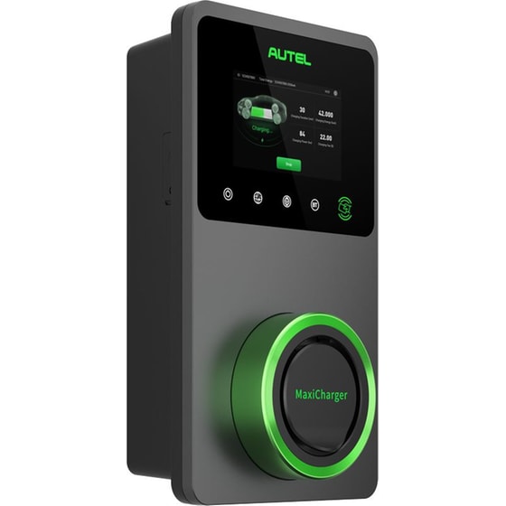 Επιτοίχιος Φορτιστής Αυτοκινήτου Autel AC Wallbox 22 kW με Touch Screen - Σκούρο Γκρι image 2