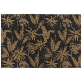 Σουπλά Spitishop Feuillor από PVC 29x44cm - Μαύρο/Καφέ