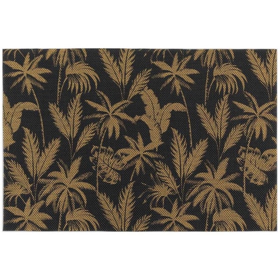 Σουπλά Spitishop Feuillor από PVC 29x44cm - Μαύρο/Καφέ image 0