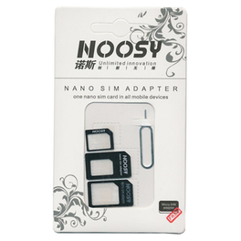 Noosy Nano & Micro SIM Adapter - Μαύρο