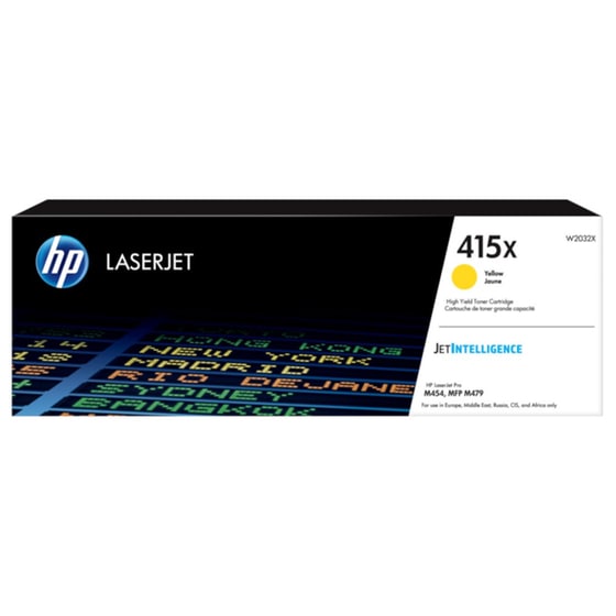 TONER HP 415X W2032X YELLOW 6K ΣΕΛ. image 0