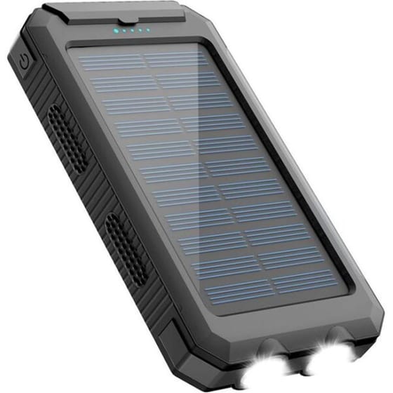 Powerbank Noname CT-PB20-SOLAR 20.000mΑh - Black image 1