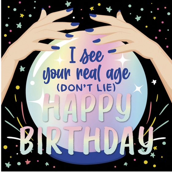 Ευχετήρια Κάρτα Γενεθλίων Legami Crystal Ball - 7x7cm image 0