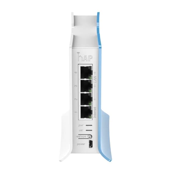 MikroTik hAP lite Access Point Wi‑Fi 4 Single Band (2.4GHz) image 1