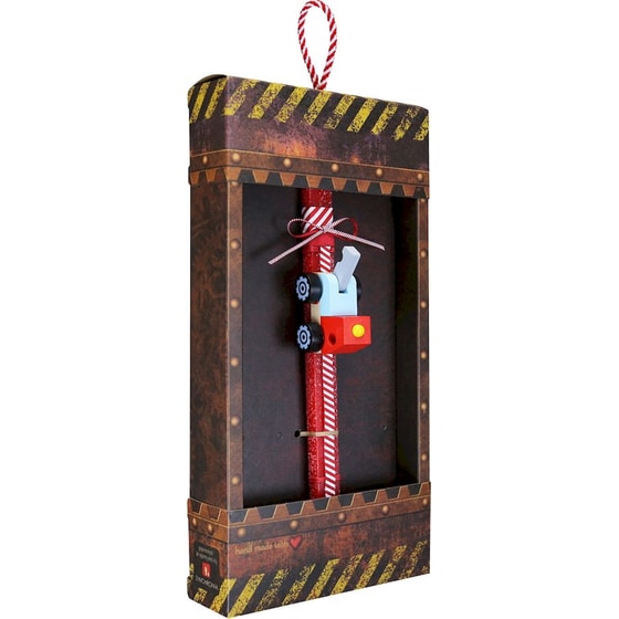 Λαμπάδα Synchronia Μίνι Όχημα Ξύλινο - Γερανός image 1