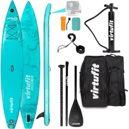 Φουσκωτή Σανίδα SUP VIRTUFIT RACER 381 381x71x15cm - Τιρκουάζ