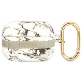 Θήκη Ακουστικών Guess Marble Collection Printed Stripe Case για  Apple AirPods Pro - Γκρι
