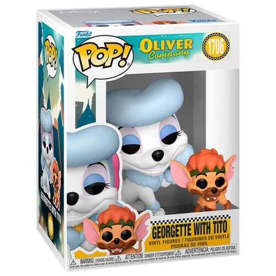 Funko Pop! Disney: Oliver & Company - Georgette with Tito #1706 Vinyl Figures image 0