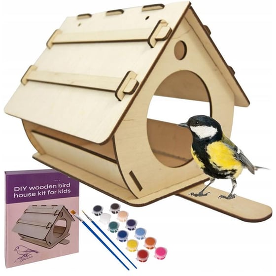 Παιχνίδι Diy Ξύλινη Ταΐστρα Πουλιών Aria Trade image 0