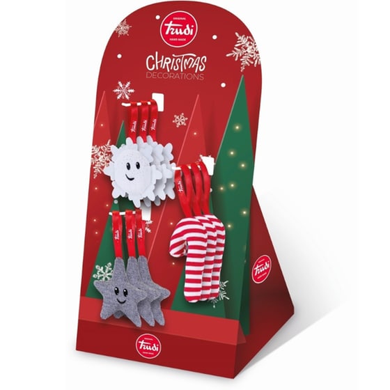 Λούτρινα TRUDI TUD29365 Χριστουγεννιάτικα Στολίδια (3 Σχέδια) - Τυχαία Επιλογή Σχεδίου image 0