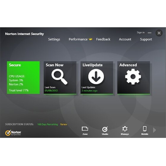 Norton Internet Security 2014 - (1 Χρήστης/1 PC) image 1