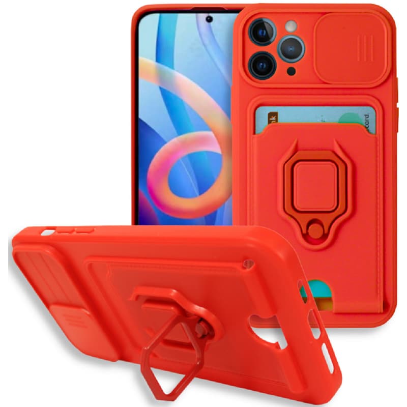 BODYCELL Θήκη Apple iPhone 11 Pro - Bodycell Multifunction - Κόκκινο