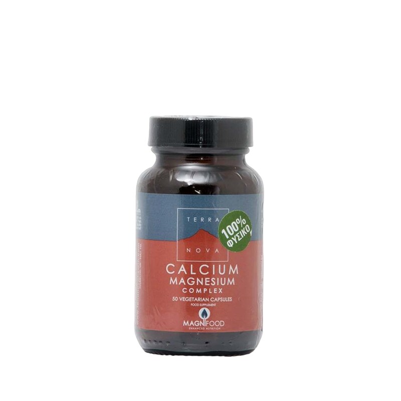 Μέταλλα Terranova Calcium Magnesium Complex - 50 κάψουλες