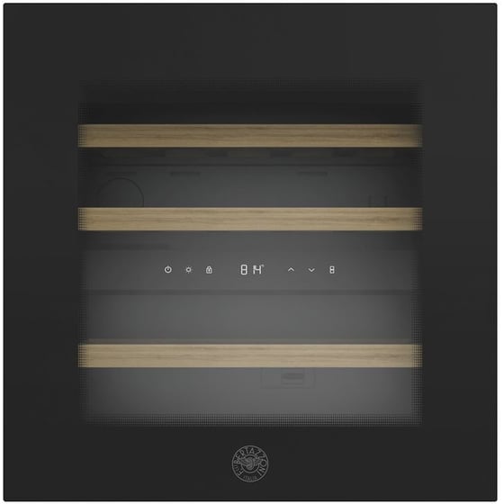 BERTAZZONI RWC60B4DNRP για 24 Μπουκάλια Μαύρο Πλήρως Εντοιχιζόμενος Συντηρητής Κρασιών image 0