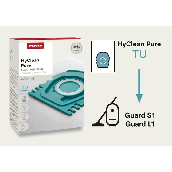 MIELE TU HYCLEAN PURE Σακούλες Ηλεκτρικής Σκούπας image 1