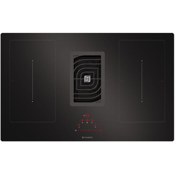 FABER GALILEO Smart Glass A830 83 cm Μαύρo Εστία Επαγωγική Αυτόνομη image 0