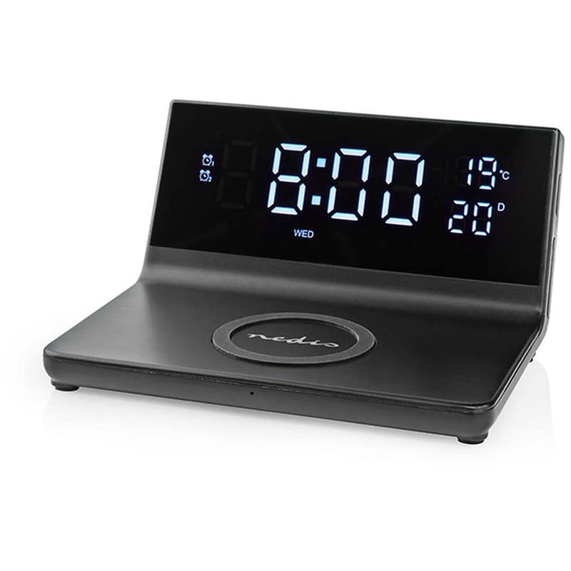 NEDIS Aσύρματος Φορτηστής Qi Nedis 5/7.5/10/15W - Black (Wcacq20bk)