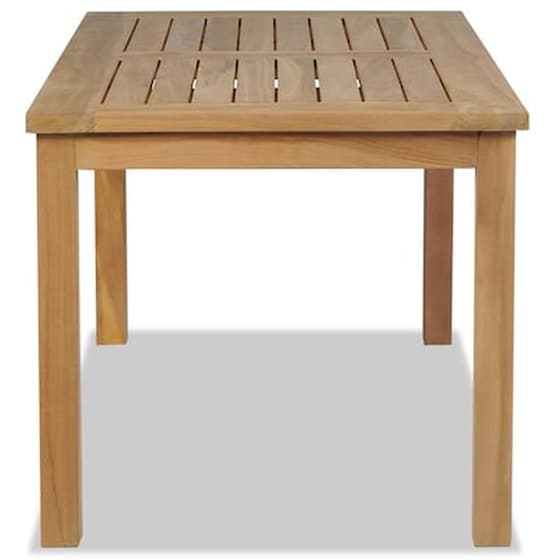 Τραπεζάκι Σαλονιού VidaXL από Ξύλο Teak 90x50x45cm - Καφέ image 4