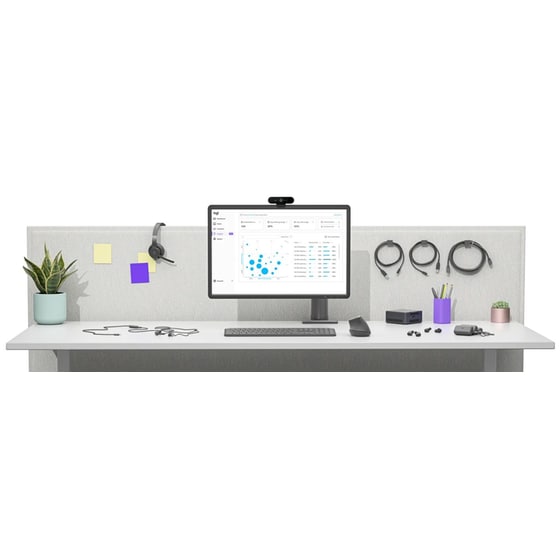 Ακουστικά Bluetooth Logitech Zone True Wireless - Γκρί image 5