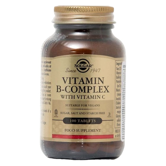 Solgar Vitamin B-complex Vitamin C - 100 ταμπλέτες image 0