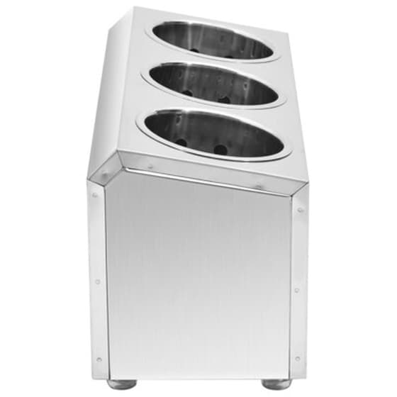 Βάση Για Μαχαιροπίρουνα VidaXL Ανοξείδωτη 38.5x15x18 cm - Λευκό image 4