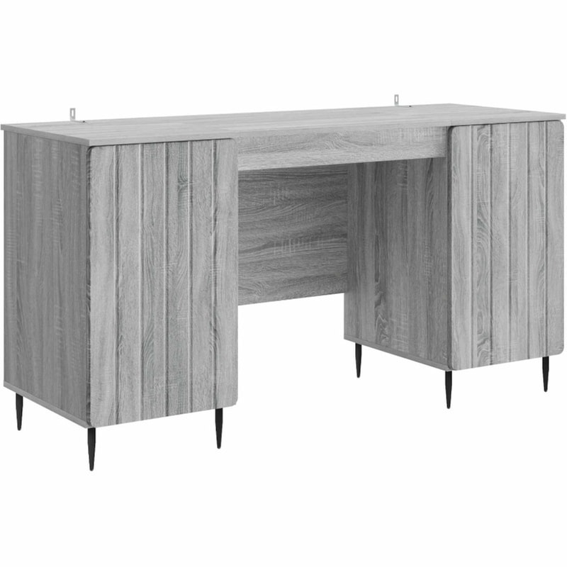 Γραφείο VidaXL από Επεξεργασμένο Ξύλο 142,5x50x75 cm - Γκρι Sonoma
