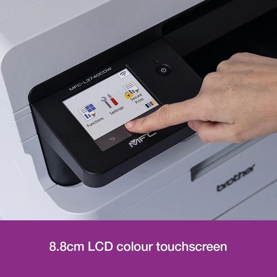 Brother MFCL3740CDW Laser Έγχρωμο Πολυμηχάνημα MFP A4 με Print, Copy, Scan, Fax Λευκό image 3