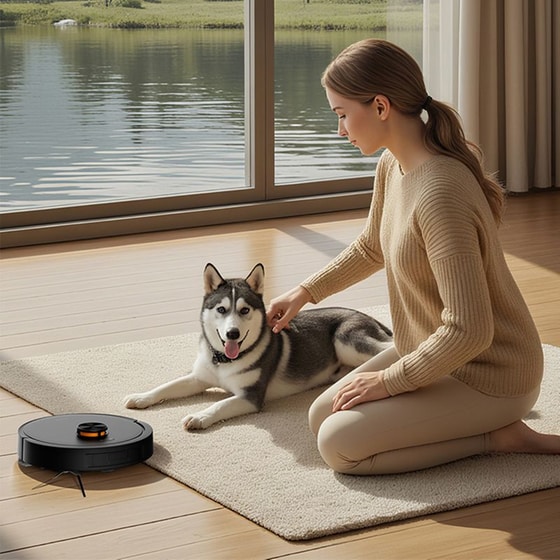 DEERMA DEM-S30 για Σκούπισμα και Σφουγγάρισμα Μαύρο Σκούπα Ρομπότ image 4